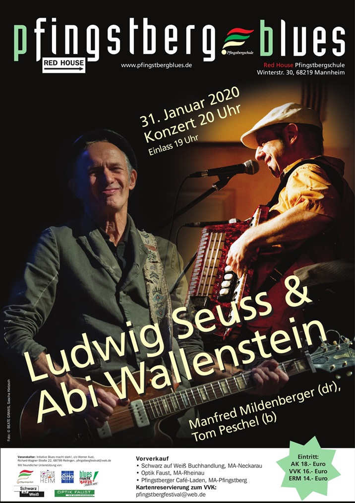 Ludwig Seuss und Abi Wallenstein Plakat