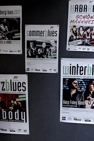 Blues Events Pinwand