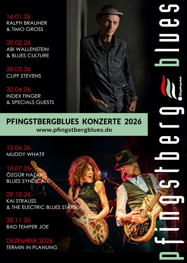 Pfingstbergblues Konzerte 2026