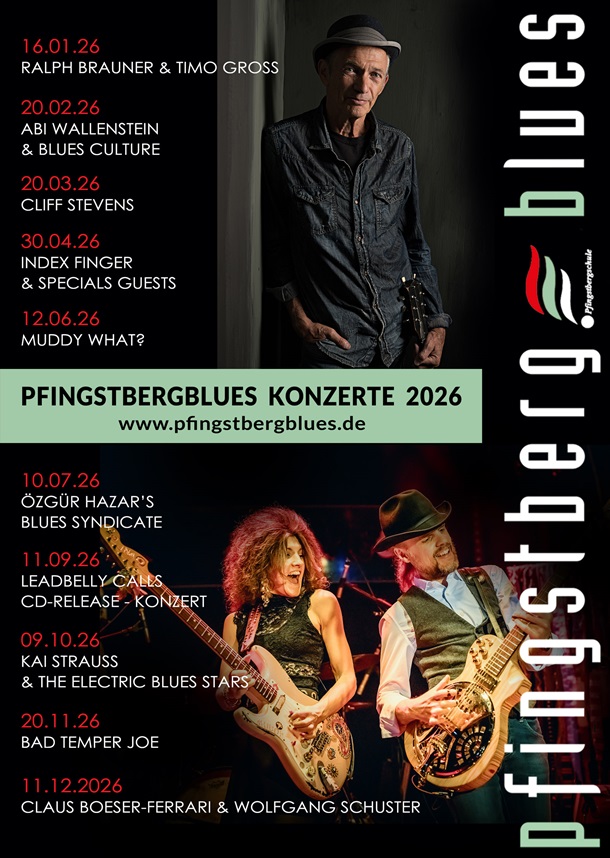 Pfingstbergblues Konzerte 2026